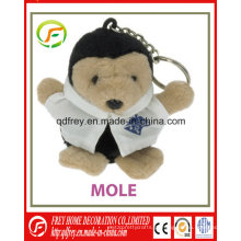 Cute barato Giveaway Plush mini brinquedos Keychain Mole